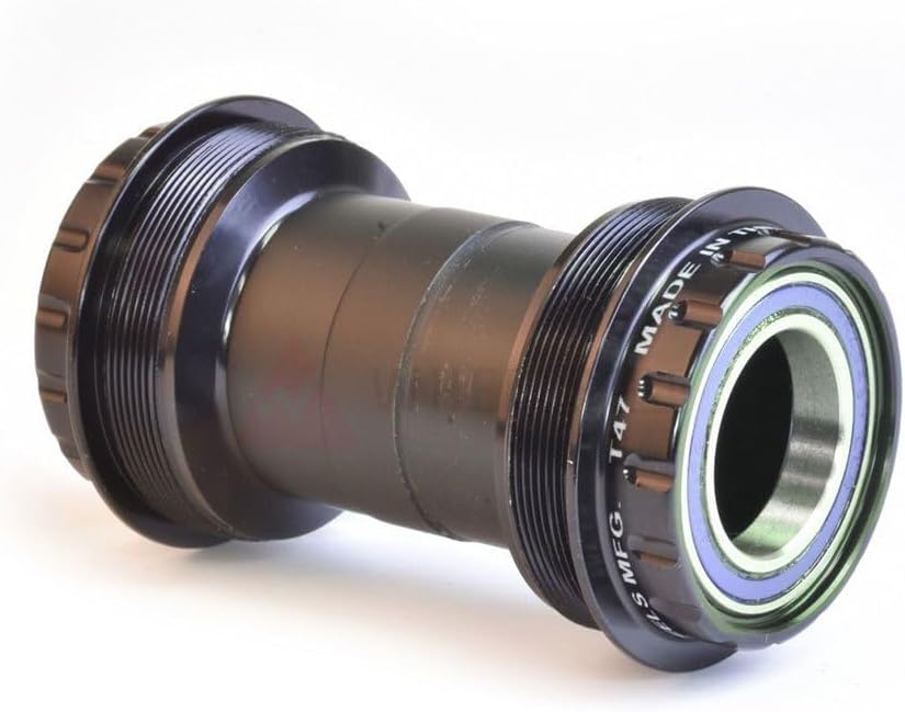 Wheels Mfg T47 Outboard Bottom Bracket - ABEC-3 Black, 24Mm, Shimano