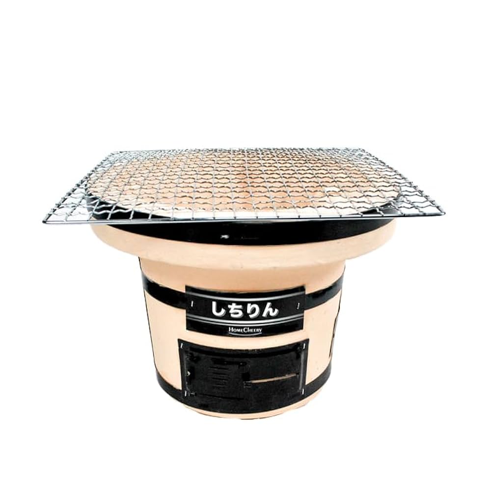ちえりん Amazon.co.jp: Homecheery 七輪 27cm 丸型 アウトドア 焼肉 焼鳥