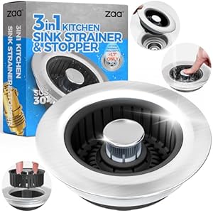3in1 Kitchen Sink Drain Strainer an...