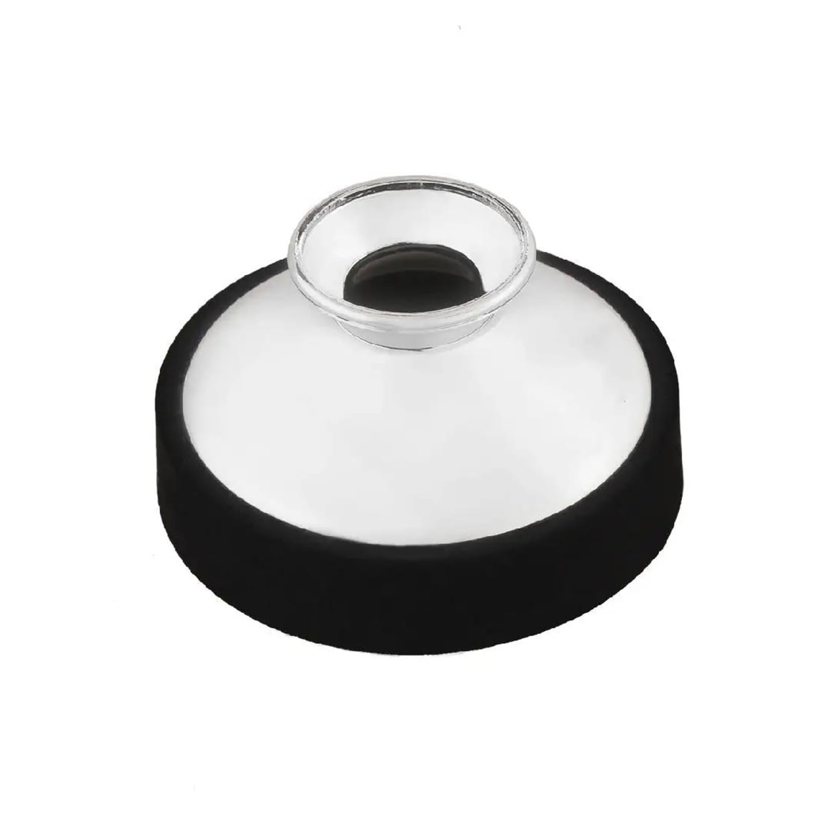 Akcesoria Do Instrumentów Saksofonu Tłumik Tłumika Saksofonu ABS Do Saksofonu Altowego Saksofon Profesjonalne Akcesoria Do Części Do Instrumentów (Color : Silver)