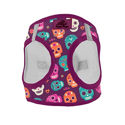 American River Choke Free Dog Harness Holiday Line - Sugar Skulls (Large)