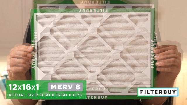 Filterbuy 12x18x1 Air Filter MERV 11 Superior Pet & Allergy Defense (6-Pack), Electrostatic Pleated HVAC AC Furnace Filters Replacement, Made In USA (Actual Size - View #10