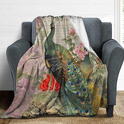 Plaid paon rustique pour des soirées cocooning chaleureuses