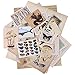 Pegatinas para Álbumes de Recortes,36 Piezas Pegatinas Scrapbooking Vintage Scrapbooking DIY Stickers Pack Vintage Sticker Set Pegatinas Creativas para Álbumes de Recortes para Craft Gift (nature)