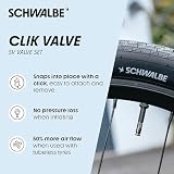 Schwalbe Clik Valve - nakładka na wentyl rowerowy, SV-SCV Conversion Kit (Valve Only)