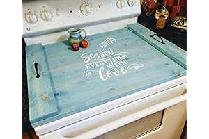 Personalized Stove Top Cover and Noodle Board