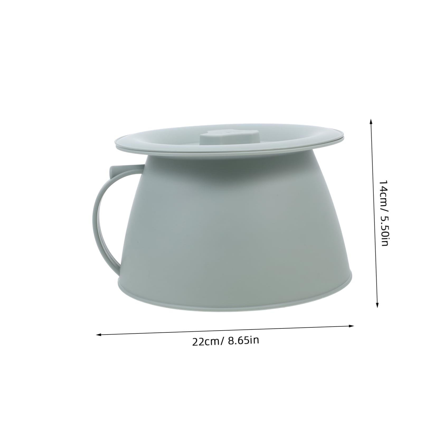 FRCOLOR Pot for Elderly Portable Urinal Lid Non-Slip Base Easy to Clean for Home Use