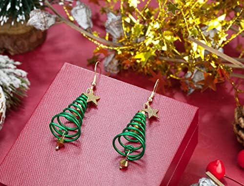 Christmas Earrings for Women, Xmas Tree Earrings, Christmas Jewellery for Girls, Cute Christmas Style Jewelry