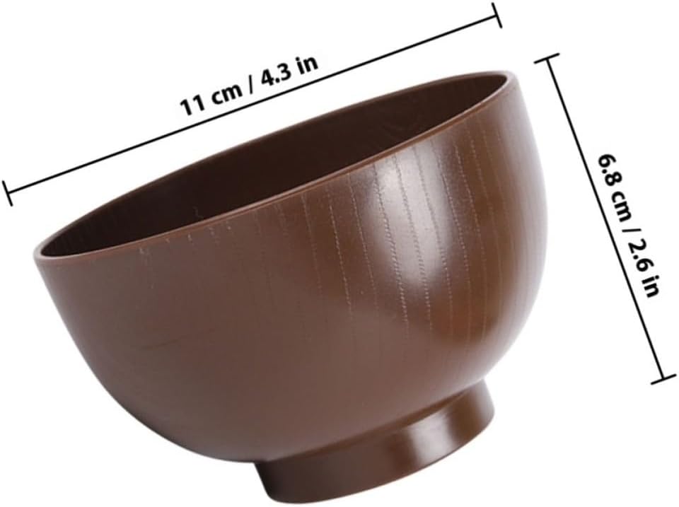 Japanese Soup Bowl Small Coffee Plastic Coupe Bowl for Gatherings