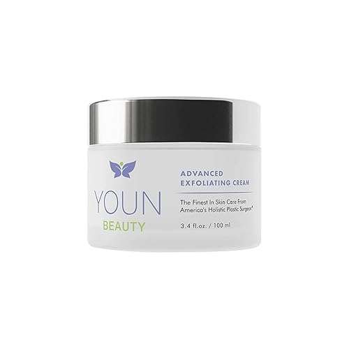 YOUN Beauty Lavado facial exfoliante Wash-Off por el Dr. Anthony Youn - Exfoliante facial suave sin parabenos, con manteca de karité, vitamina E,
