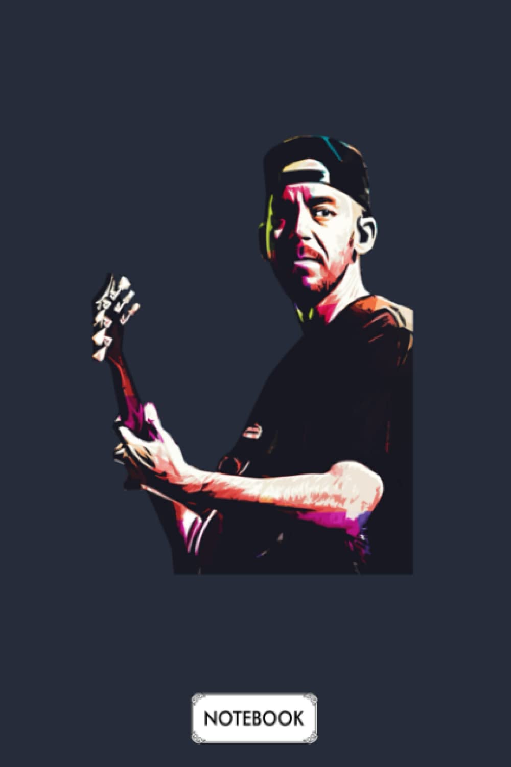 Mike Shinoda Bnsbqe425y Notebook: Matte Finish Cover, 6x9 120 Pages, Diary, Journal, Lined College Ruled Paper, Planner