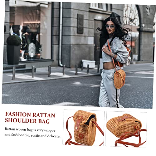SHOWERORO Bolsa De Vime Bolsas Crossbody Para Bolsas De Palha Para Bolsas Crossbody Sling Para Bolsa