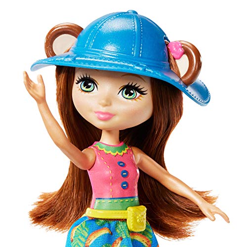 Enchantimals Barco de la Selva mágica con muñeca Merit Monkey (Mattel GFN58)