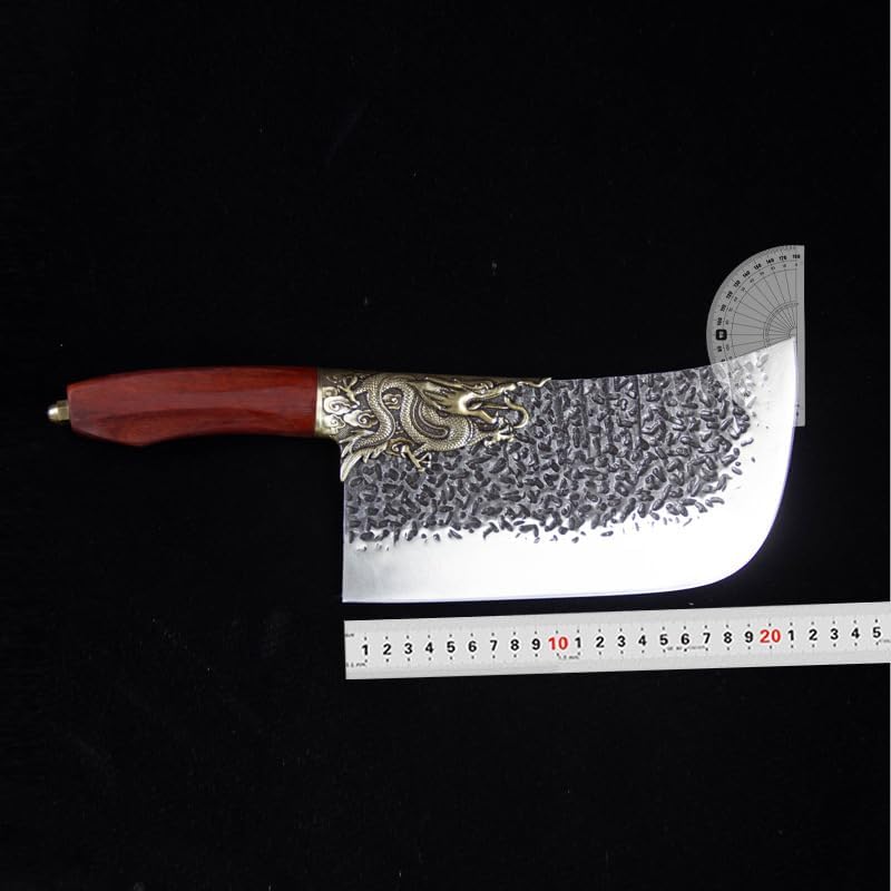 Meat Cleaver,Cleaver Knife 8.5 Inch Chopper Knife Sharp Cleaver Machete Hatchet Cutlery Longquan Kitchen Knives Meat And Poultry Tools Handmade Forged Knife
