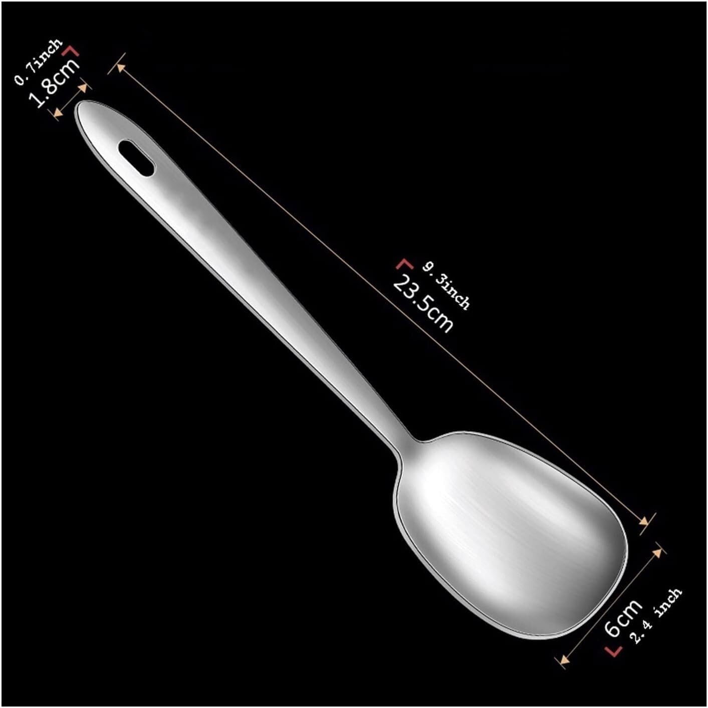 Table Tea Coffee Soup Spoons Long Handle Meal Spoon Public Spoon Large Spoon Restaurant Spoon Latte Spoons