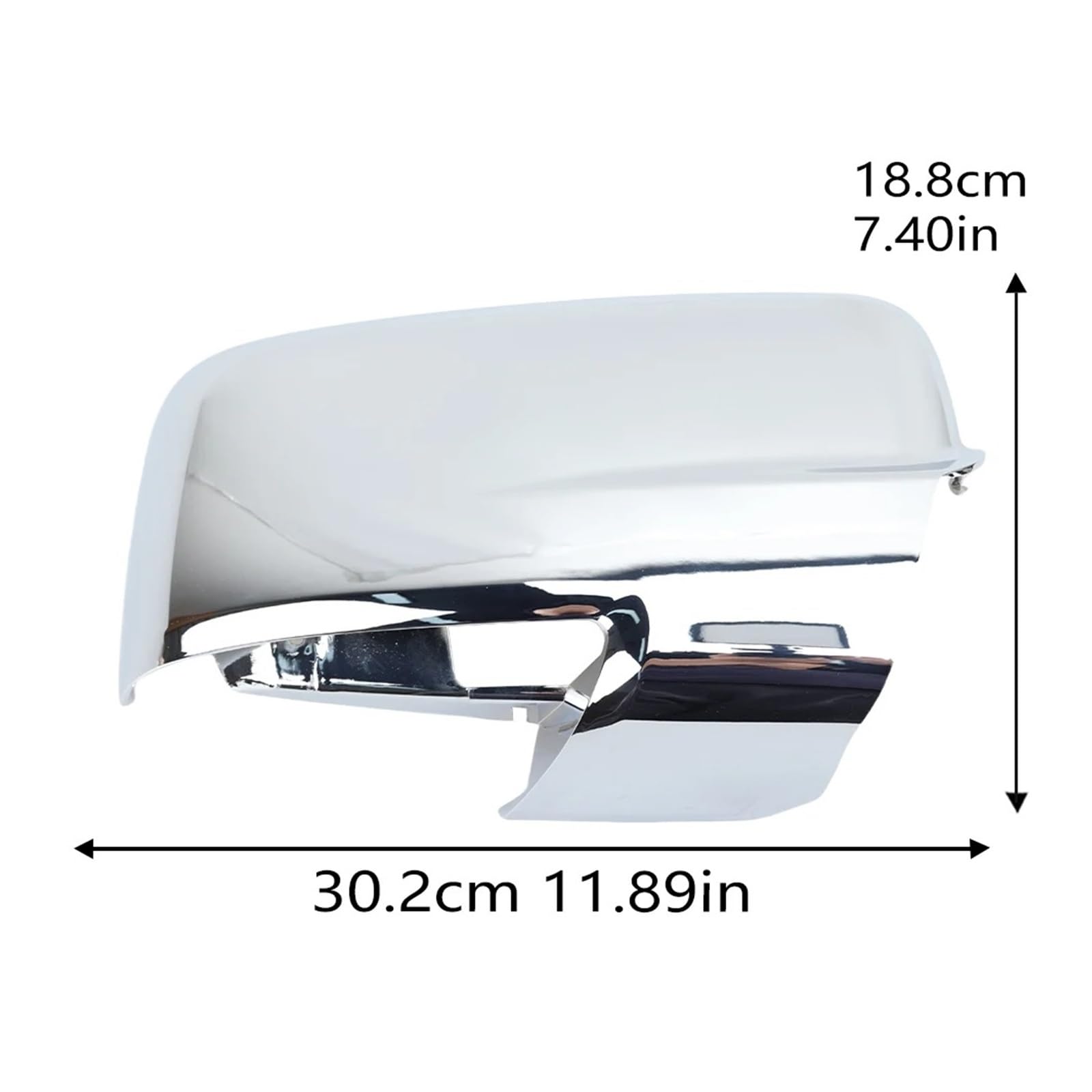 Coque Retroviseur Pour Dodge Pour RAM 1500 2009-2018, Couvercle De Rétroviseur Latéral De Voiture Galvanisé 68231242AM 68096198AH Pièces Détachées Auto(1 pair Chrome)
