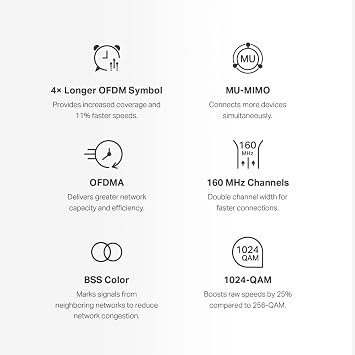 Mercusys Halo H80X 3-pack, AX3000Mbps, Dual-Band, Gigabit Portları, 150'ye Kadar Cihaz Bağlanabilir, 650 m²'ye Kadar Kapsama, Akıllı Bağlantı, Mobil Uygulama ile Kolay Kurulum, Wi-Fi 6 Mesh Sistemi