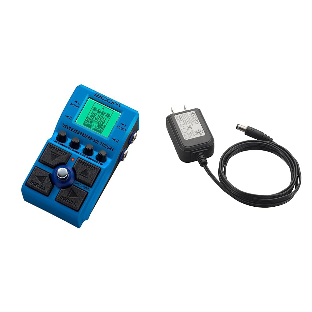 ZOOM MS-70CDR+ マルチエフェクター　純正ACアダプター付き Amazon | 【セット買い】ZOOM MS-70CDRplus＆純正アダプターセット