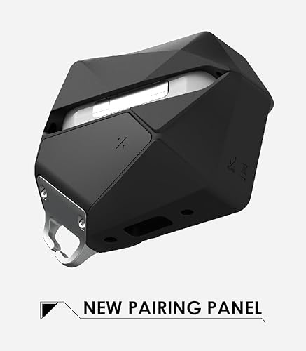 Miniatura 5 de Aulumu Funda geométrica A09 AirPods Pro 2 21 generación con bloqueo  Funda protectora con hebilla de nailon  Armadura de aleación  Compatible con