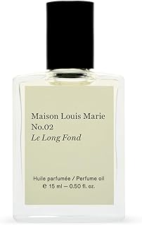 Maison Louis Marie - No.02 Le Long Fond Natural Roll-On Perfume Oil | Luxury Clean Beauty + Non-Toxic Fragrance (0.5 fl oz | 15 ml)