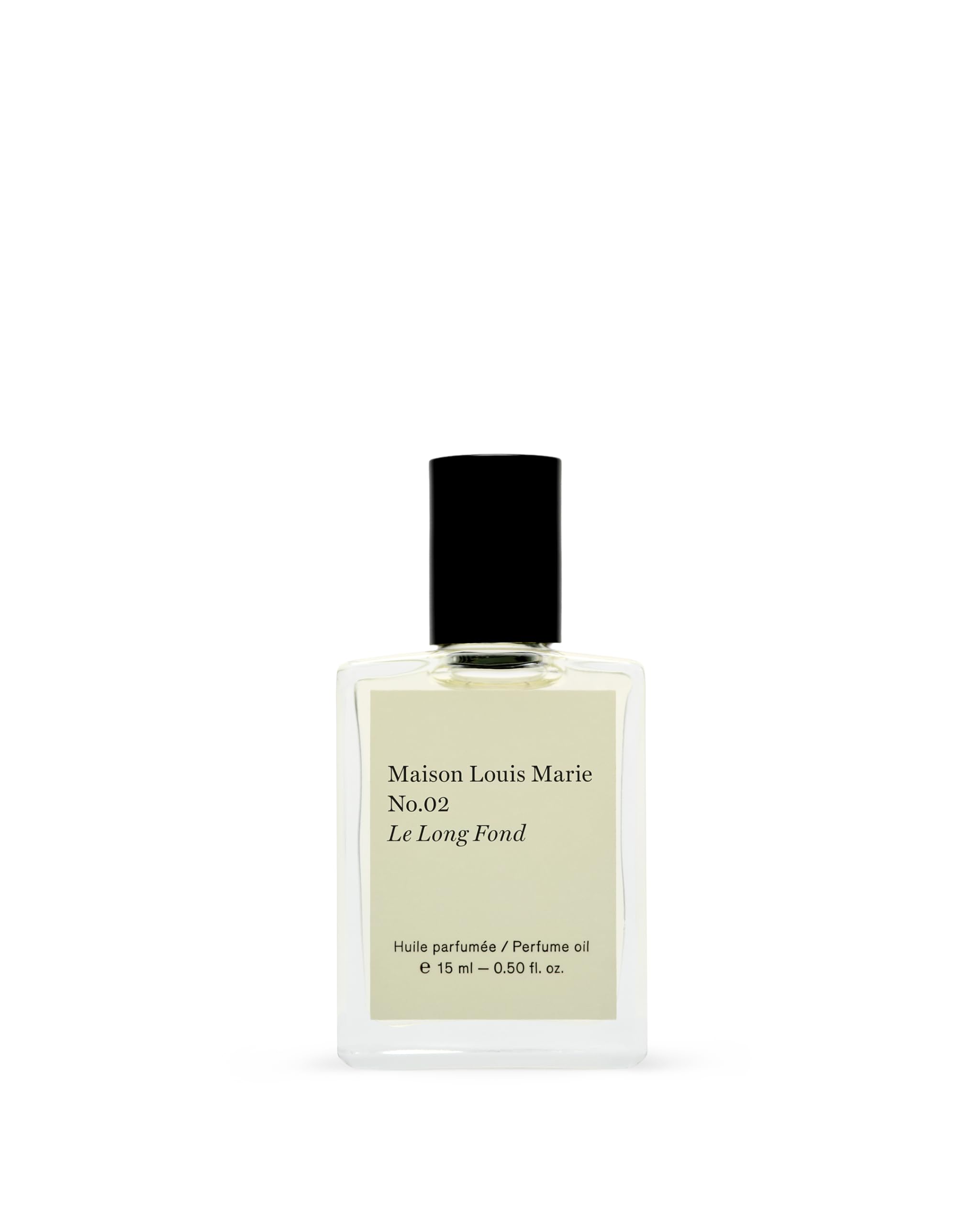 Maison Louis Marie - No.02 Le Long Fond Natural Roll-On Perfume Oil | Luxury Clean Beauty + Non-Toxic Fragrance (0.5 fl oz | 15 ml)