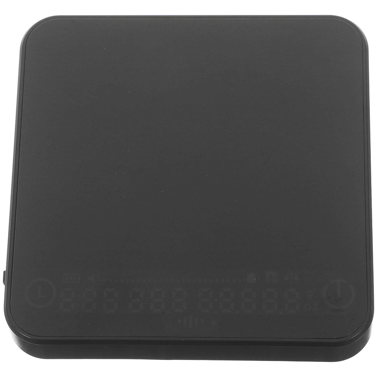 TOYANDONA Bilancia Digitale per Caffè Portatile con Timer Integrato, Precisione 0,1g, Capacità 2kg, Base Antiscivolo in Silicone, per Preparazione Espresso e Pour-over