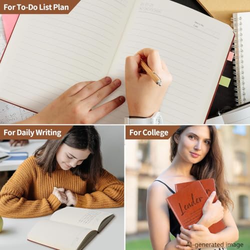 Carnet de notes en cuir pour réunions inspirantes et projets de management - 6