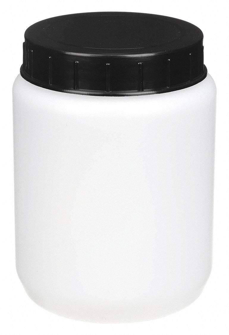 70 ml Round HDPE Jars with Screw Caps