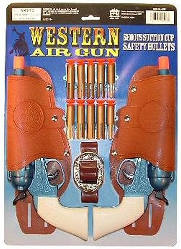 PARRIS CLASSIC QUALITY TOYS EST. 1936Western Toy Air Pistol Double Holster Set…