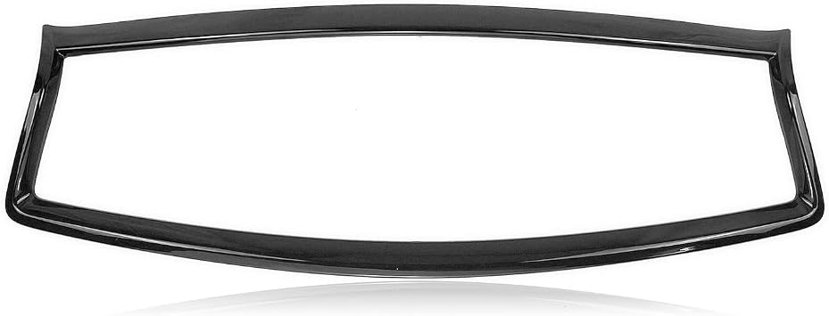 Front Grille Grill Trim Overlay Cover For 2014-17 Infiniti Q50 Glossy Black