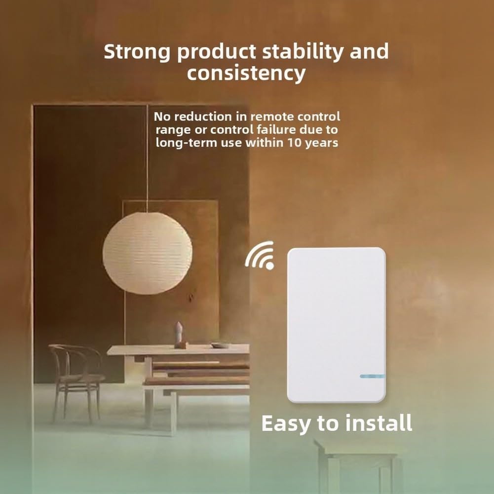 Interrupteur intelligent sans fil avec commande vocale sans câblage