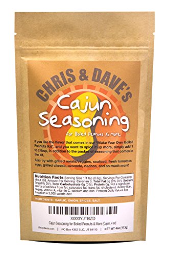 Cajun Seasoning for Boiled Peanuts & More (Cajun, 4 oz)