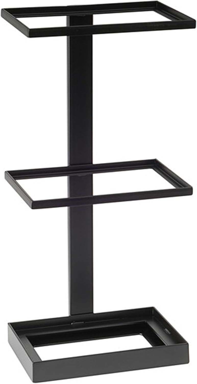 Cal-Mil 22319-13 9 1/2" x 7" x 20 1/2" 3-Tier Black Metal Merchandiser WS-2112231913-NPF