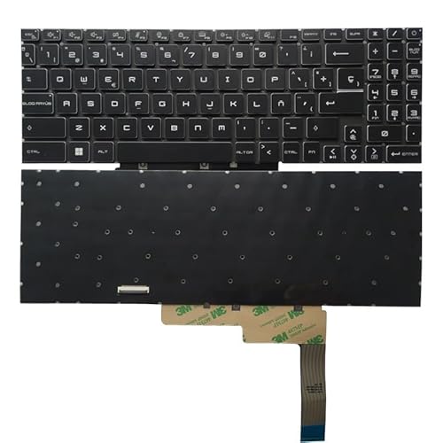 MSI GL66 GF66 GF76 MS-1581 1582 1583 1585 GL76 MS-17L1 MS-17L2 MS-17L3 MS-17L4�pRGB�o�b�N���C�g�t��US/���V�A��/�X�y�C����L�[�{�[�h(SP Full Color)