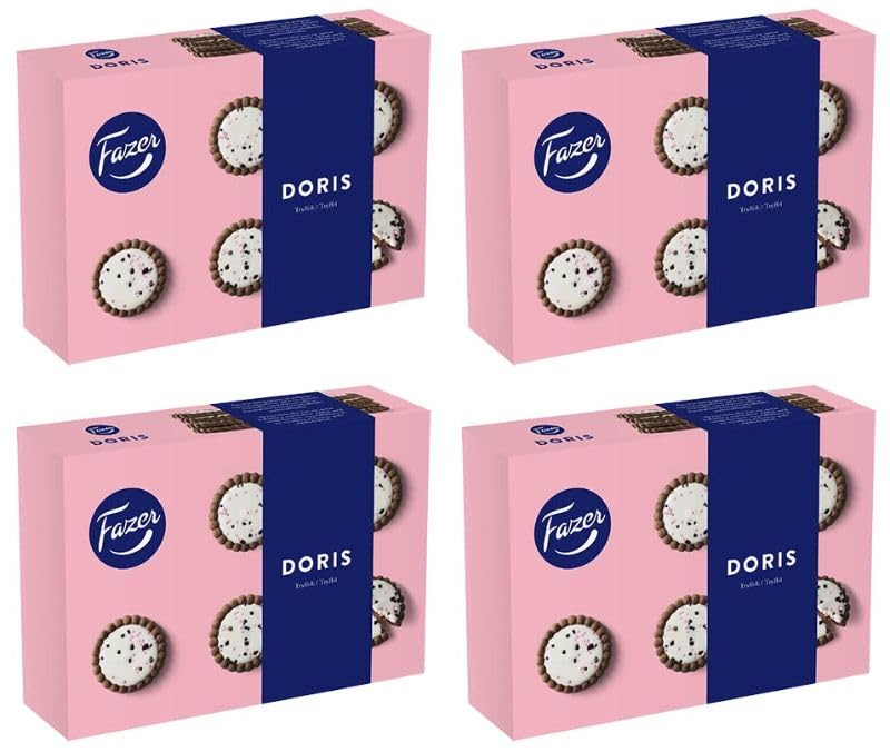 Fazer Doris Biscuits de trufa 4 Kisten mit 250 g 35,2oz