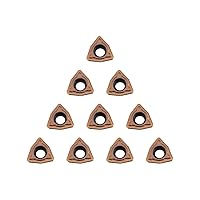 Vista 1 de Insertos de torneado de carburo WCMT050304 WCMT2.52 TiN Insertos de carburo recubiertos para herramienta de torneado de torno CNC, soporte