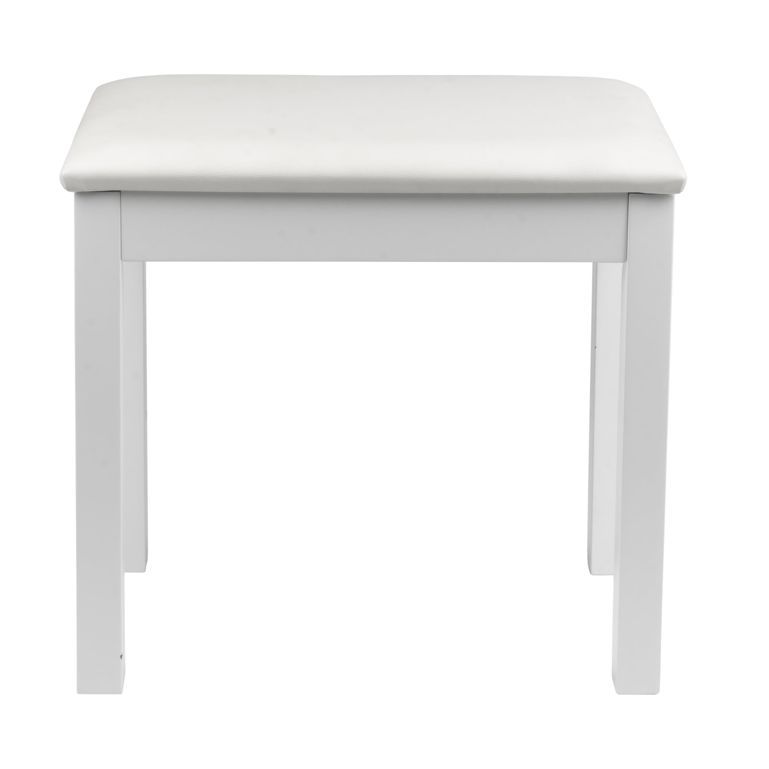 Gator Frameworks Panca tradizionale in legno per tastiera e pianoforte, finitura bianca (GFW-KEYBENCH-WDWH)