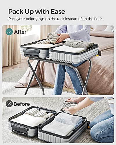 image for SONGMICS Luggage Rack, Pack of 2, Luggage Racks for Guest Room, Suitca