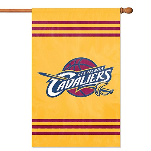 Party Animal NBA Cleveland Cavaliers Applique Banner Flag - Indoor/Outdoor Flag, 44