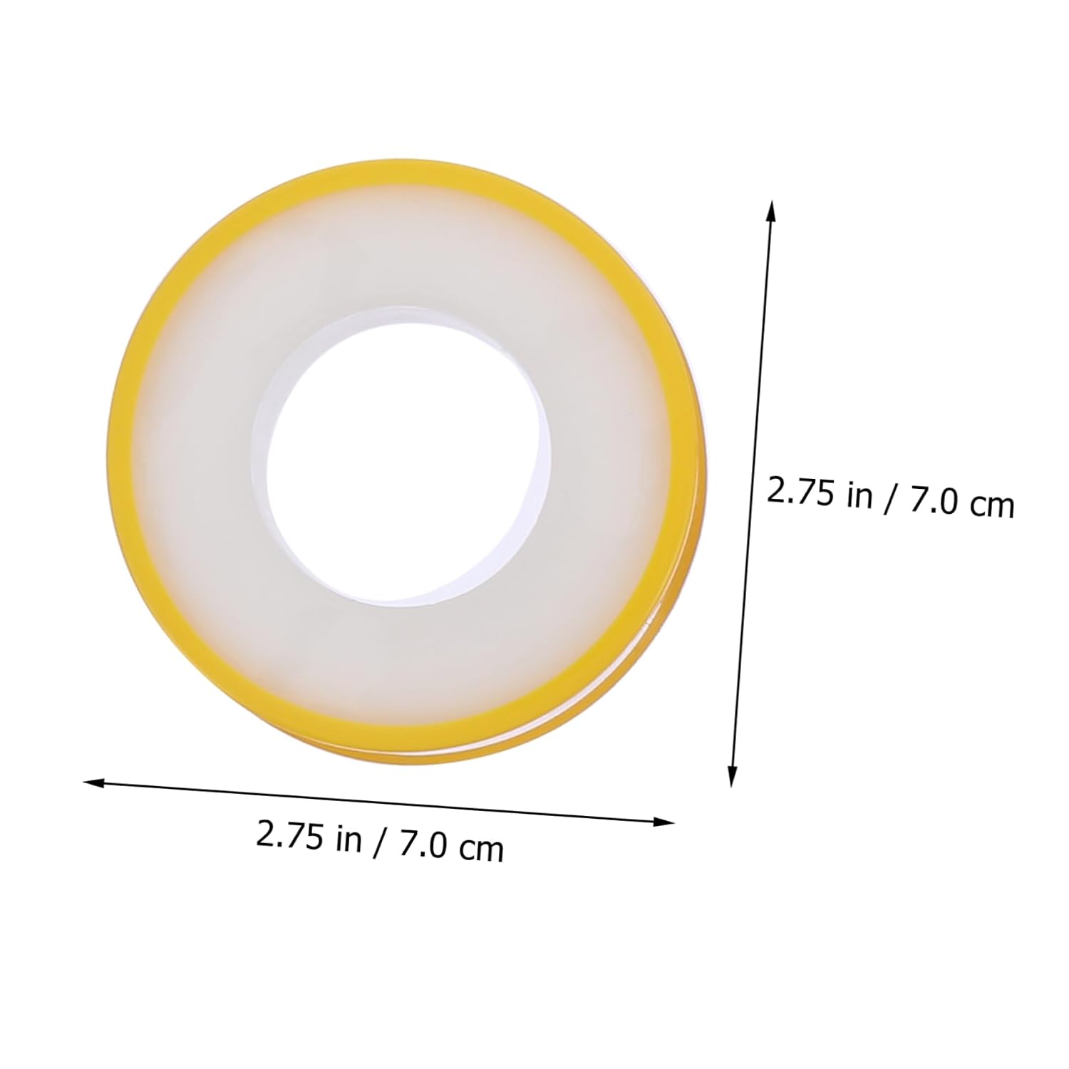 PTFE Thread Seal Tape 10 Rolls Yellow Plumbers Tape for Pipes