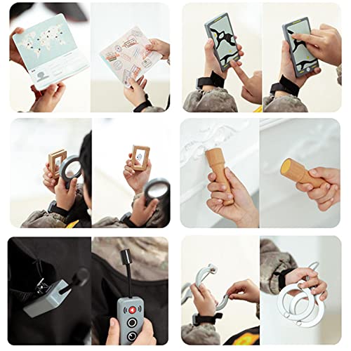 policial, Acessórios polícia engraçados para crianças madeira, Conjunto 17 peças policial Cultivar a