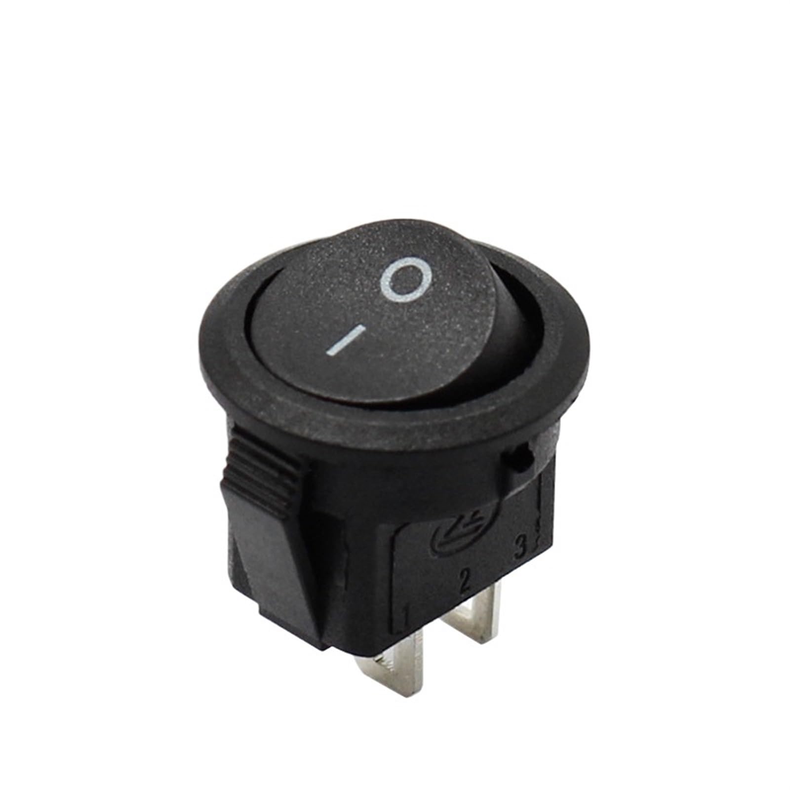 Interrupteur à bascule 15mm 2 broches noir pour mini circuit et modélisme - 7