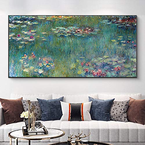 Claude Monet Water Lotus peintures reproductions de qualité musée sur grande toile