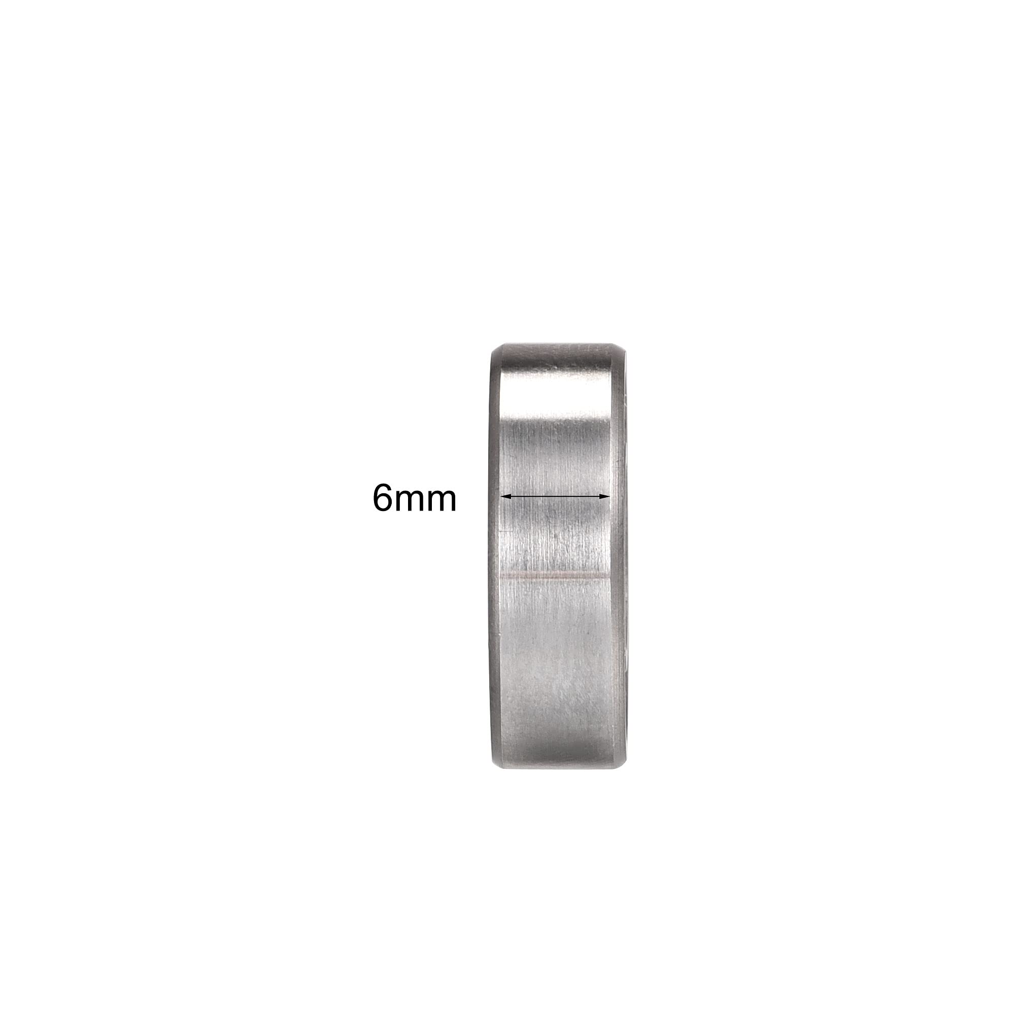 Cuscinetti A Sfera In Acciaio Inox Uxcell S698-2RS &ndash; 8x19x6 Mm Doppia Tenuta (2 Pz)