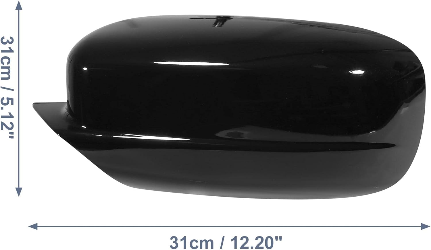 X AUTOHAUX Pair Car Exterior Rear View Mirror Covers Cap Overlay for Dodge Charger 2011-2021 Gloss Black : Automotive