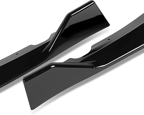 Miniatura 4 de DNA MOTORING 2-PU-591-PBK STP-Style - Borde de parachoques delantero, 3 piezas, compatible con Kia Optima LXEXLX-Turbo 2016-2018, negro brillante