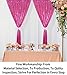 ShinyBeauty Sequin Curtains 2 Panels 2FTx8FT Hot Pink Glitter Backdrop Fuchsia Sequin Photo Backdrop Wedding Pics Backdrop Y1121