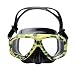 Snorkeling Mask, OBOSOE Anti-Fog Scuba Diving Mask for Adults, Kids - Yellow