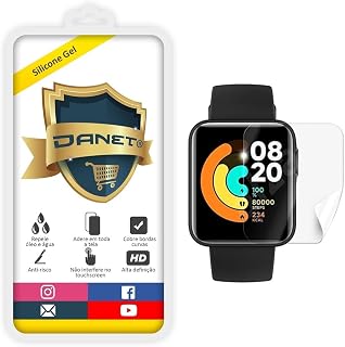 Película de Gel Full Cover de Silicone Flexível Para Xiaomi Mi Watch Lite com Tela de 1.4" polegadas - Proteção Que Adere E Cobre Toda A Tela - Danet