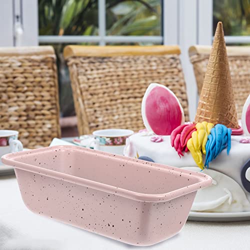 Upkoch Toast Baking Nonstick Loaf Pan Bread Pan Bread Baking Non-Stick Toast Pans For Oven Baking (Pink) #TOP4